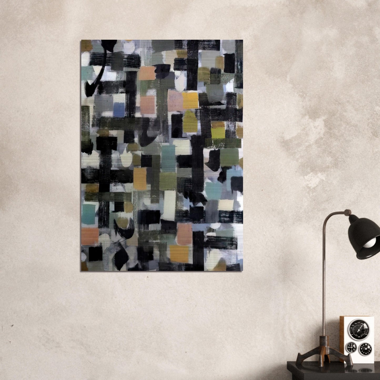 Number 13 - 1952 - Bradley Walker Tomlin Brushed Aluminum Print - 70x100 cm / 28x40 inches | Bradley Walker Tomlin Aluminum Print | Bradley Walker Tomlin Prints