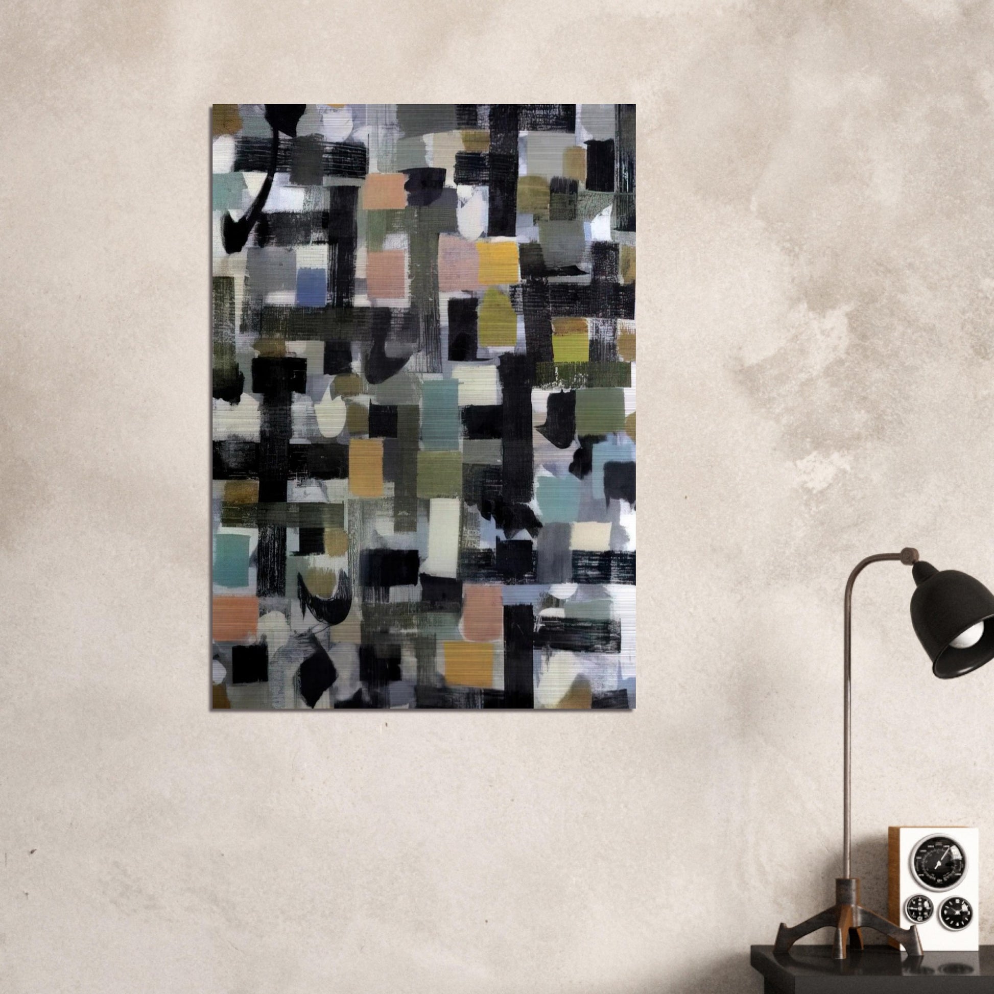 Number 13 - 1952 - Bradley Walker Tomlin Brushed Aluminum Print - 70x100 cm / 28x40 inches | Bradley Walker Tomlin Aluminum Print | Bradley Walker Tomlin Prints