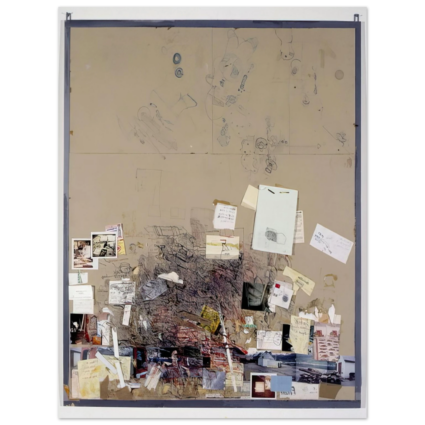 Dieter Roth - Tischmatte, BÃƒÂ¼ro Hegenheimerstrasse, Base - 1994  75x100 cm / 30x40inches Fine Art Poster