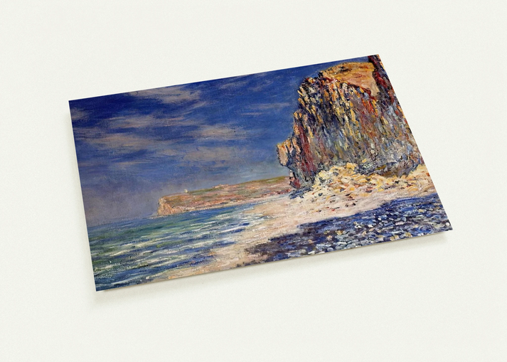 Cliff near Fecamp By claude monet Pack of 10 Post Cards | claude monet Post Cards | A6 (10.5 x 14.8 cm) - 4.1 x 5.8 inches