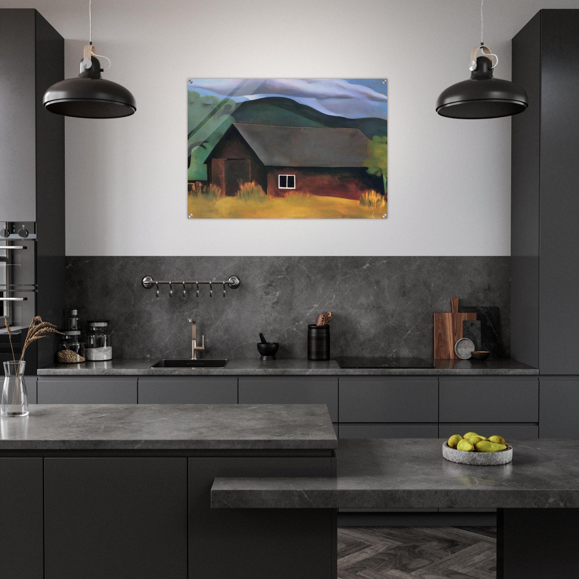 My Shanty, Lake George - Georgia O'Keeffe Acrylic Print - 70x100 cm / 28x40″ inches
