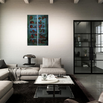 STOREYS 1929 - Wassily Kandinsky Brushed Aluminum Print - 70x100 cm / 28x40 inches | Wassily Kandinsky Aluminum Print | Wassily Kandinsky Prints