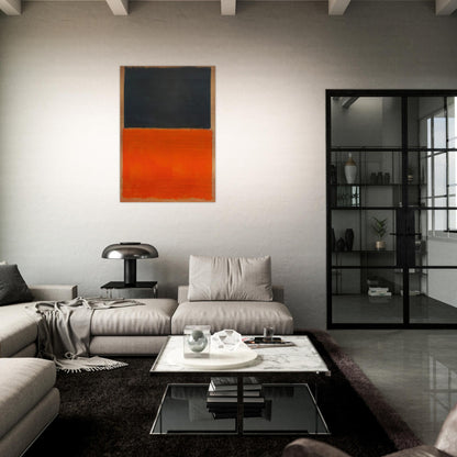 Green and Tangerine on Red - 1956 - Mark Rothko Brushed Aluminum Print - 70x100 cm / 28x40 inches | Mark Rothko Aluminum Print | Mark Rothko Prints
