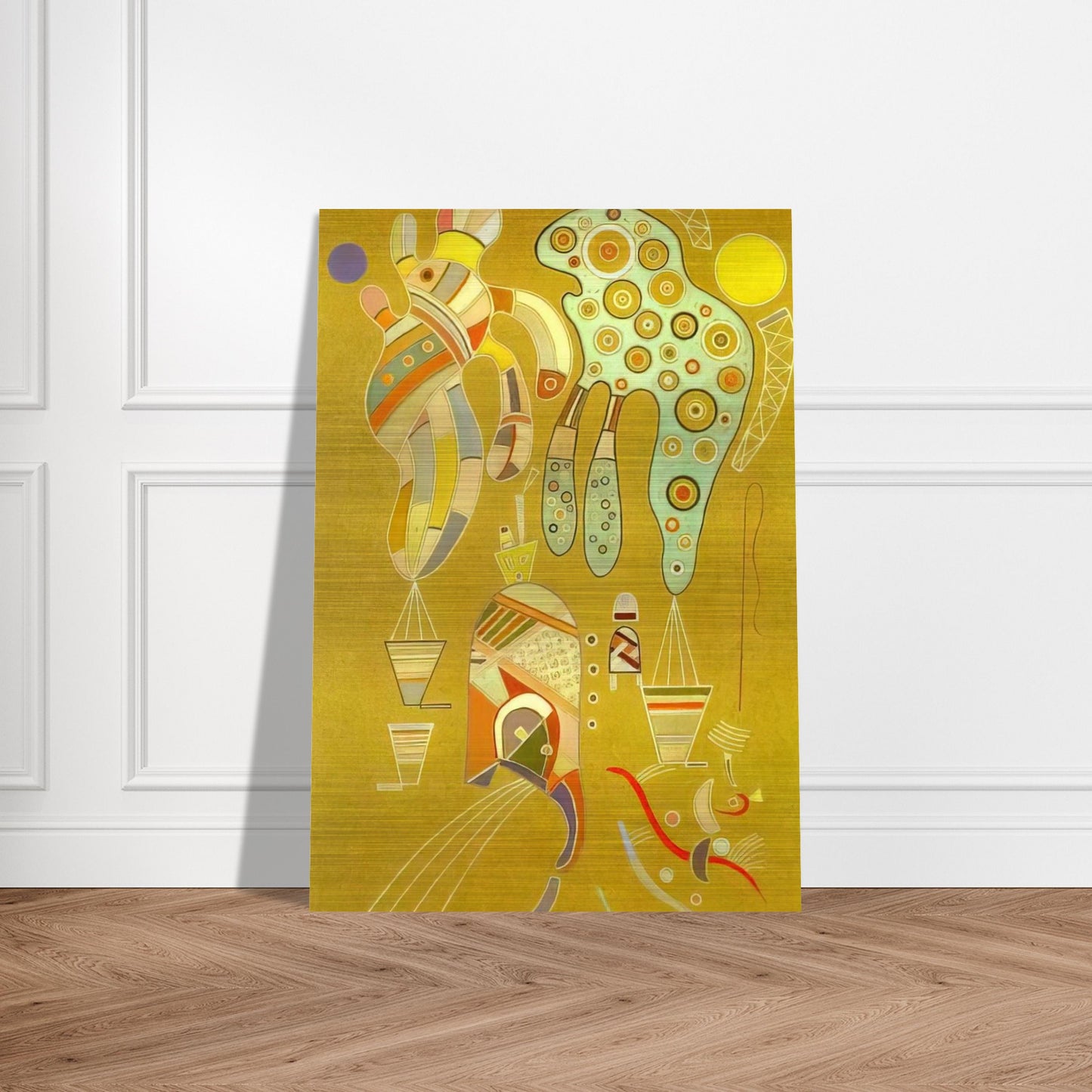 UNTITLED 1941 - Wassily Kandinsky Brushed Aluminum Print - 70x100 cm / 28x40 inches | Wassily Kandinsky Aluminum Print | Wassily Kandinsky Prints