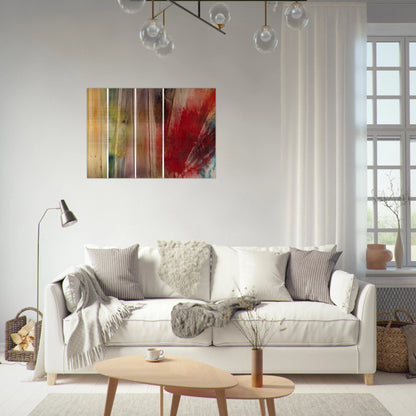 A Warmth, A Lightness, A Glow and Then - Sam Gilliam Brushed Aluminum Print - 70x100 cm / 28x40 inches | Sam Gilliam Aluminum Print | Sam Gilliam Prints