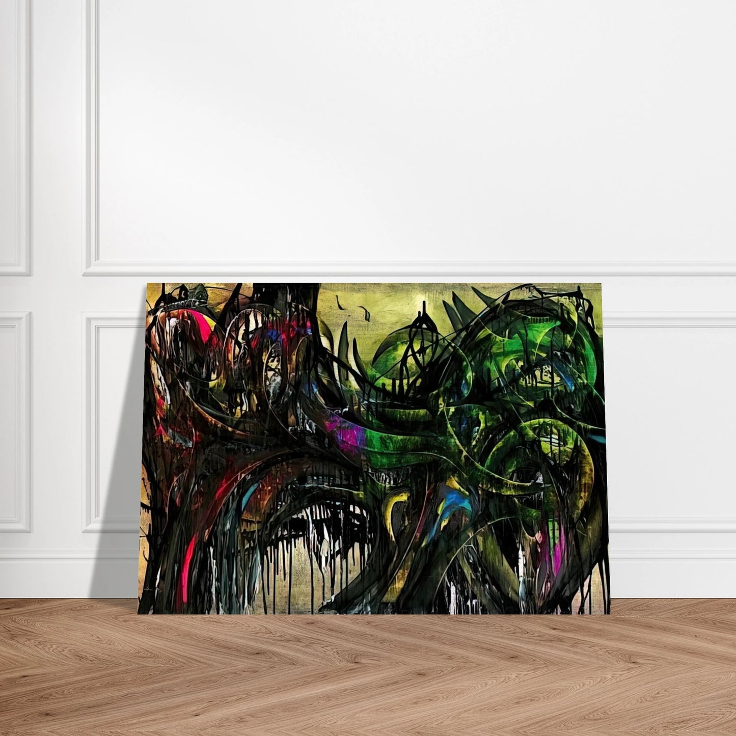 Peinture - 1955 - Simon Hantai Brushed Aluminum Print - 70x100 cm / 28x40 inches | Simon Hantai Aluminum Print | Simon Hantai Prints