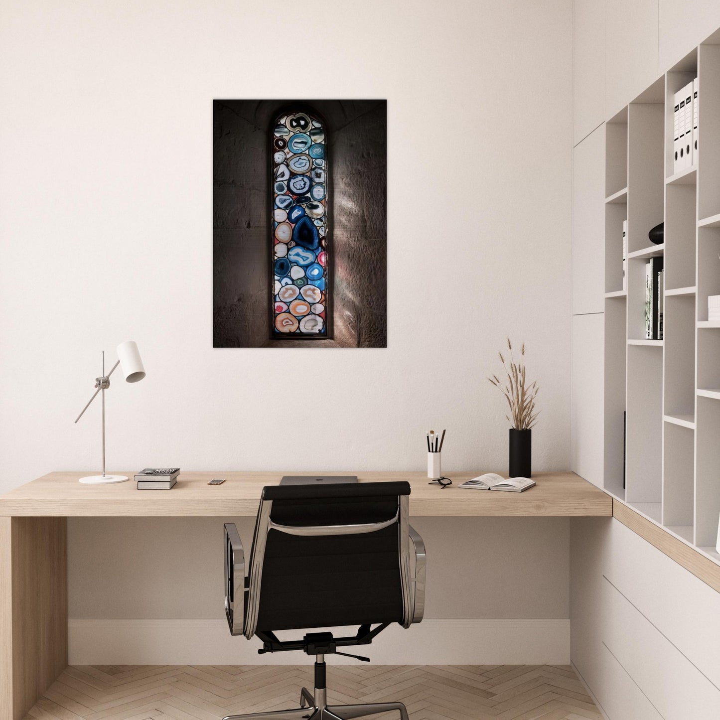 AHATFENSTER 2009 - Sigmar Polke Brushed Aluminum Print - 70x100 cm / 28x40 inches | Sigmar Polke Aluminum Print | Sigmar Polke Prints