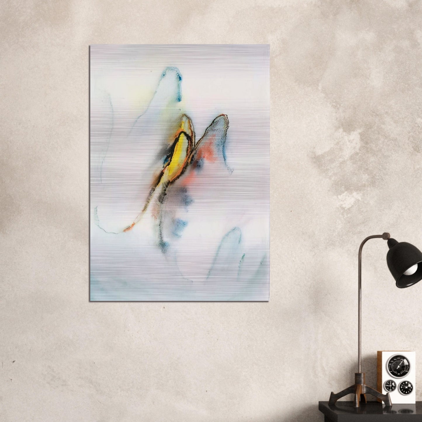 UNTITLED 2 - Henri Michaux Brushed Aluminum Print - 70x100 cm / 28x40 inches | Henri Michaux Aluminum Print | Henri Michaux Prints