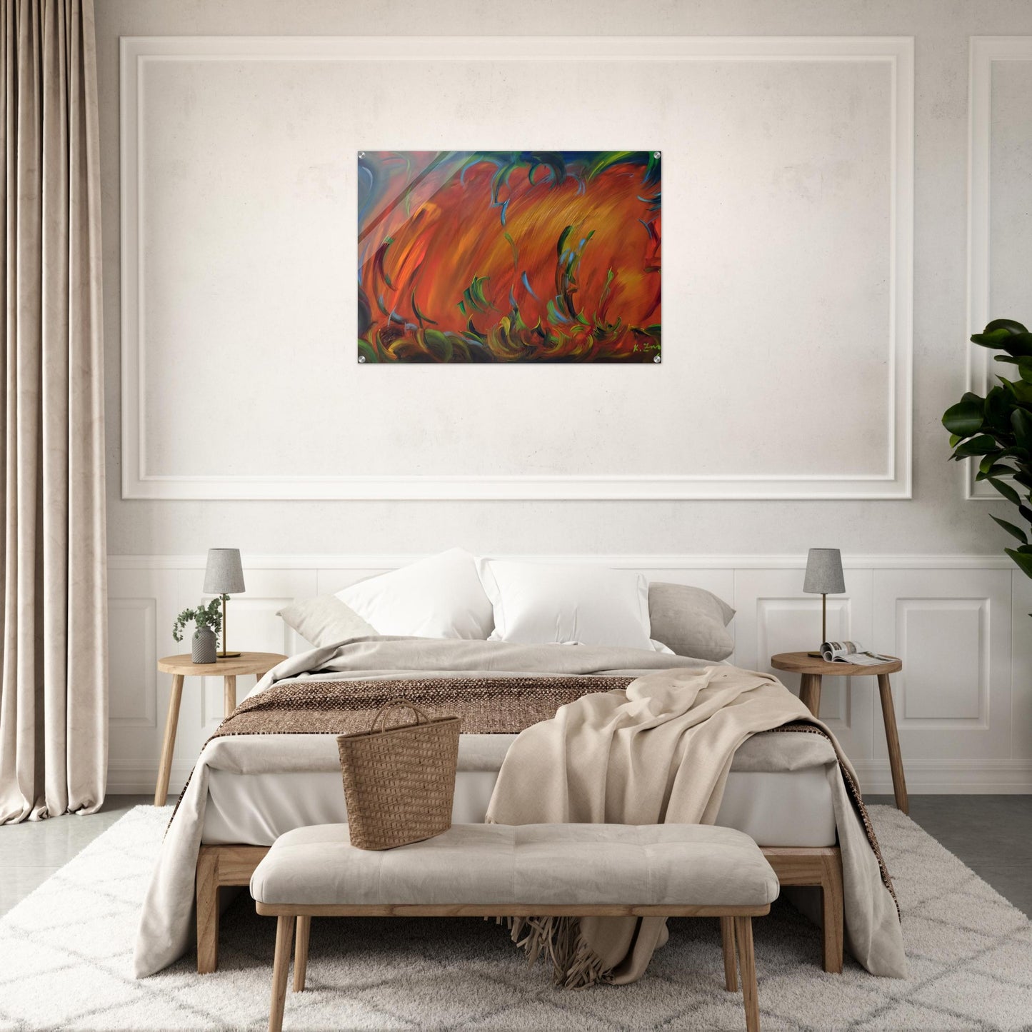 Evening - Konrad Zuse Acrylic Print - 70x100 cm / 28x40″ inches