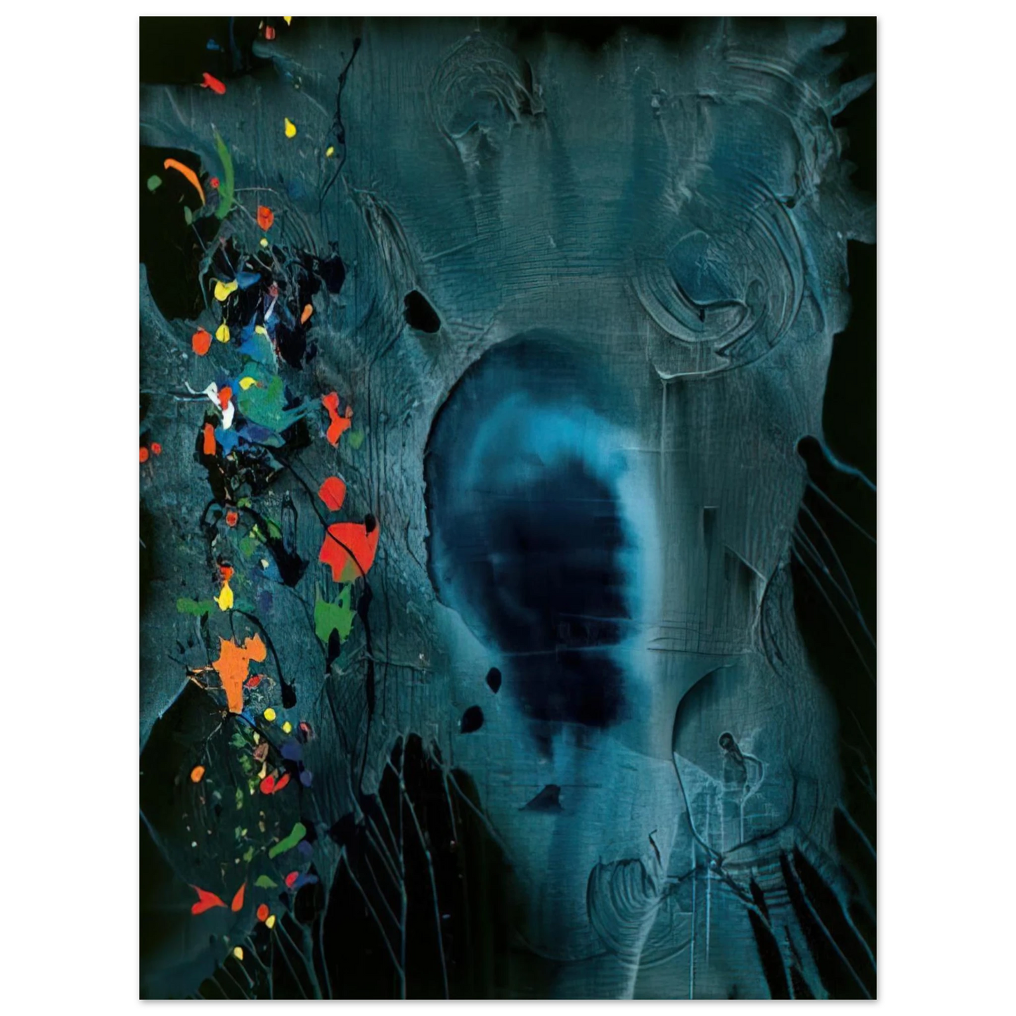 John Hoyland - Love and Grief 5.4.006 - 2006  75x100 cm / 30x40inches Fine Art Poster
