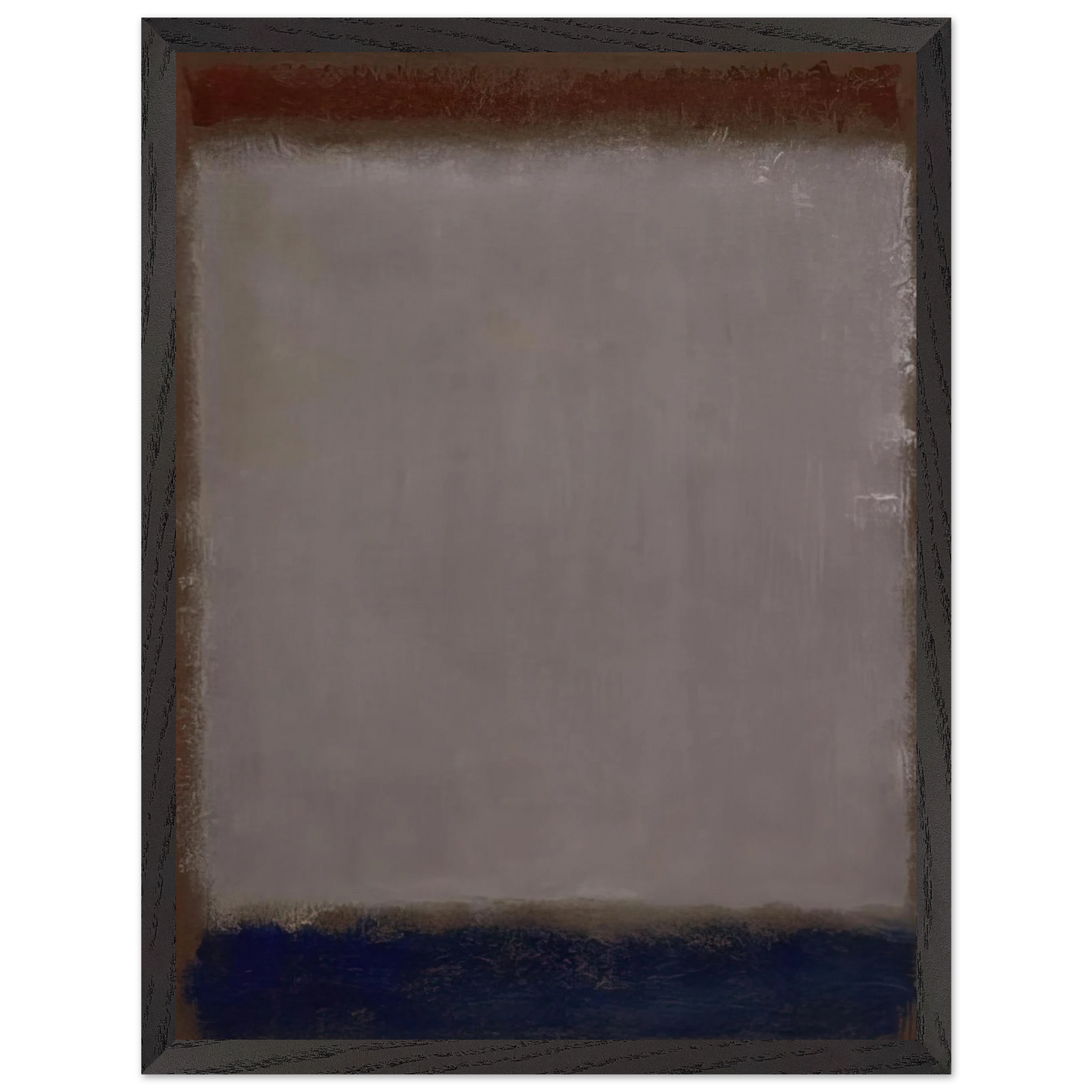 Mark Rothko - Lavender and Mulberry - 1959 Wall Art - 60x80 cm / 24x32 inches - Premium Wooden Framed Poster With Fine Art Paper-canvas - Black frame