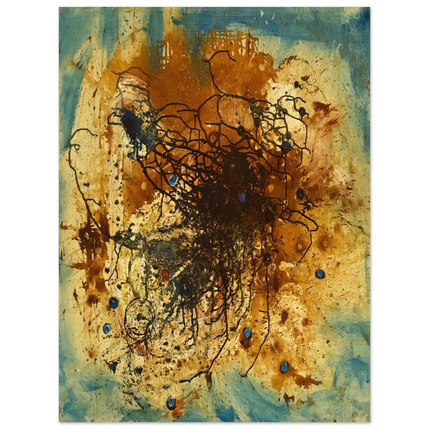 Wols - It's All Over - The City - 1947  75x100 cm / 30x40inches Fine Art Poster