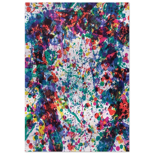 Dewy Unicorn - Sam Francis Brushed Aluminum Print - 70x100 cm / 28x40 inches | Sam Francis Aluminum Print | Sam Francis Prints