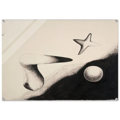 UNTITLED 1932 1 - Alexander Calder Acrylic Print - 70x100 cm / 28x40″ inches