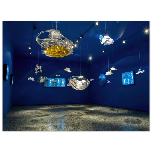 Gyula Kosice - Hydrospatial Cities - 2009  75x100 cm / 30x40inches Fine Art Poster