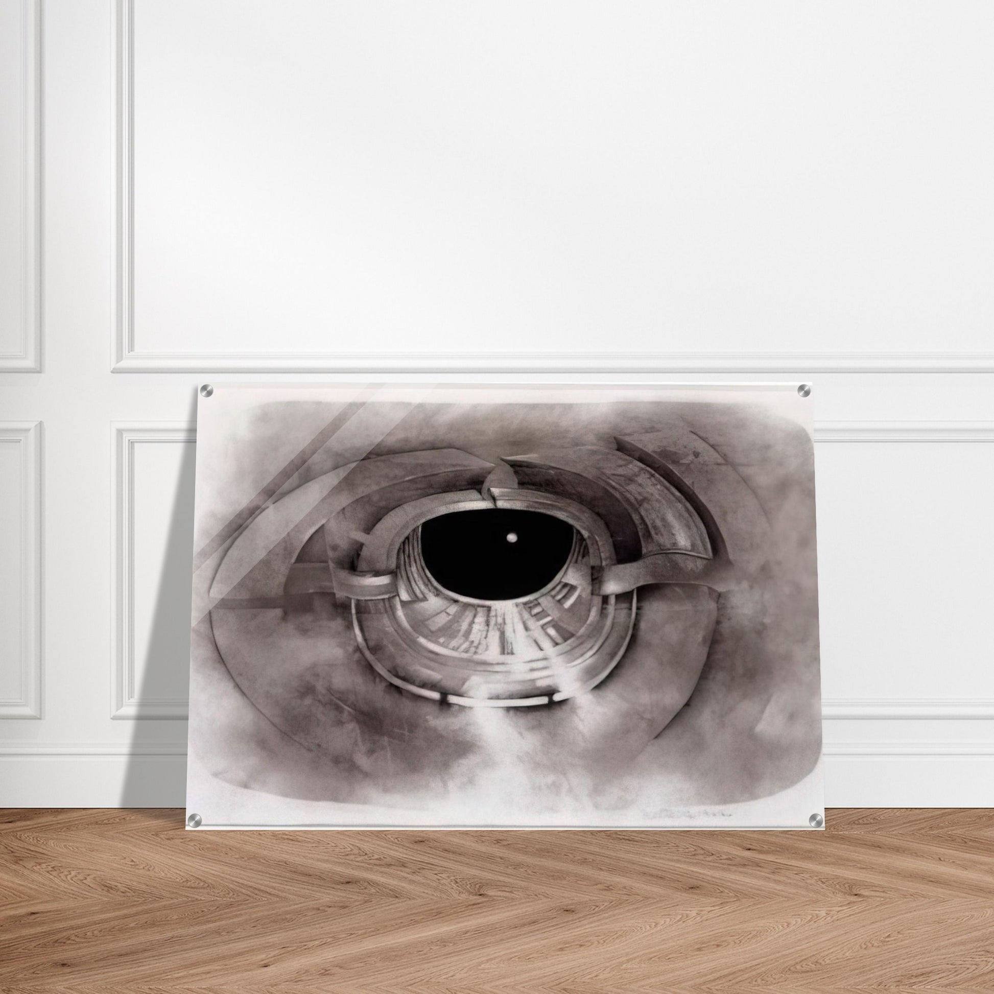 UNTITLED 1962 1 - Lee Bontecou Acrylic Print - 70x100 cm / 28x40″ inches | Lee Bontecou Wall Art | Lee Bontecou Prints