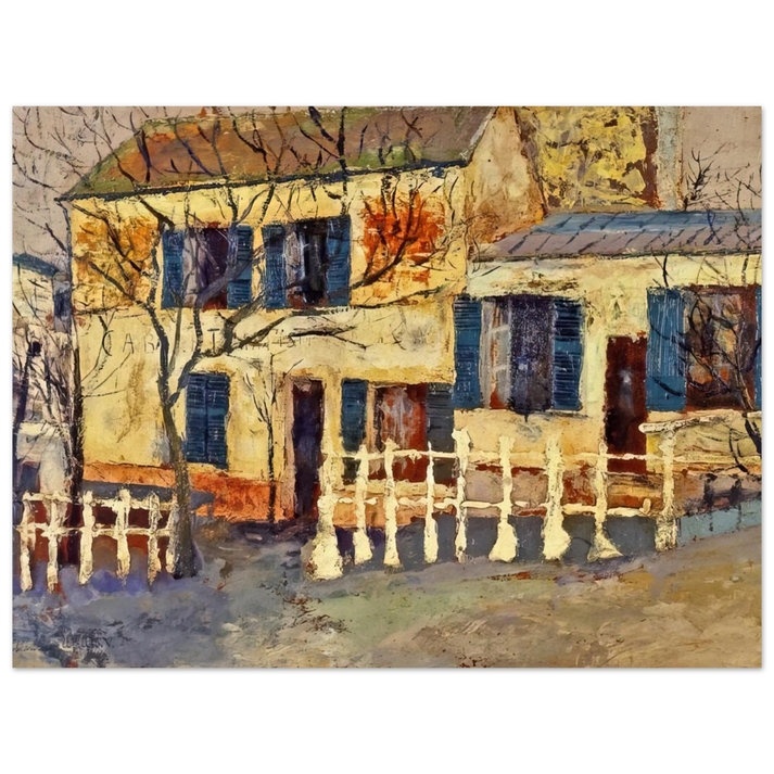 Maurice Utrillo - LAPIN AGILE 1  75x100 cm / 30x40inches Fine Art Poster