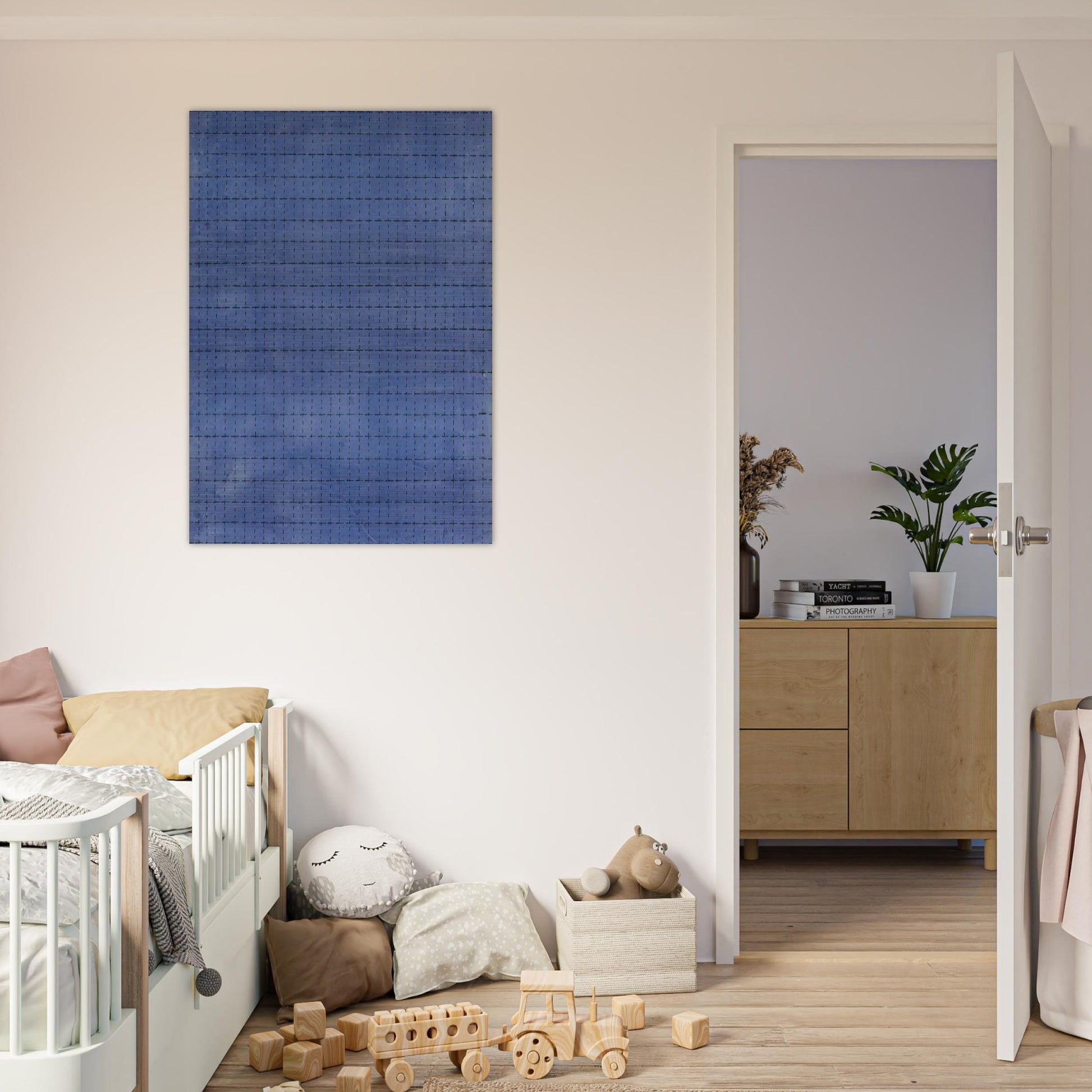 Starlight - Agnes Martin Brushed Aluminum Print - 70x100 cm / 28x40 inches | Agnes Martin Aluminum Print | Agnes Martin Prints