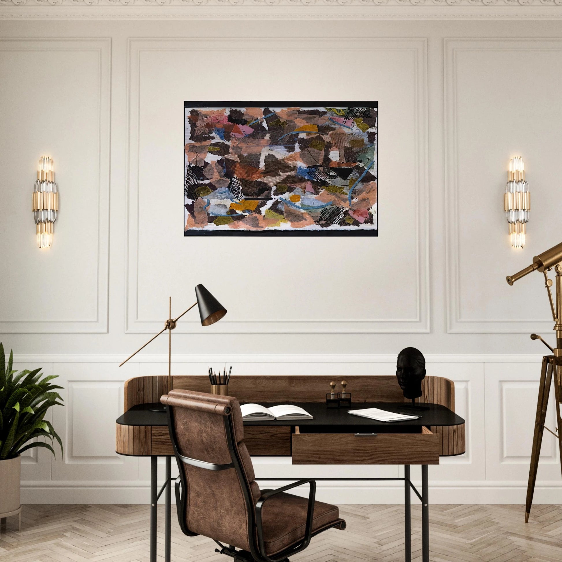 Number 319 - 1949 - Anne Ryan Brushed Aluminum Print - 70x100 cm / 28x40 inches | Anne Ryan Aluminum Print | Anne Ryan Prints