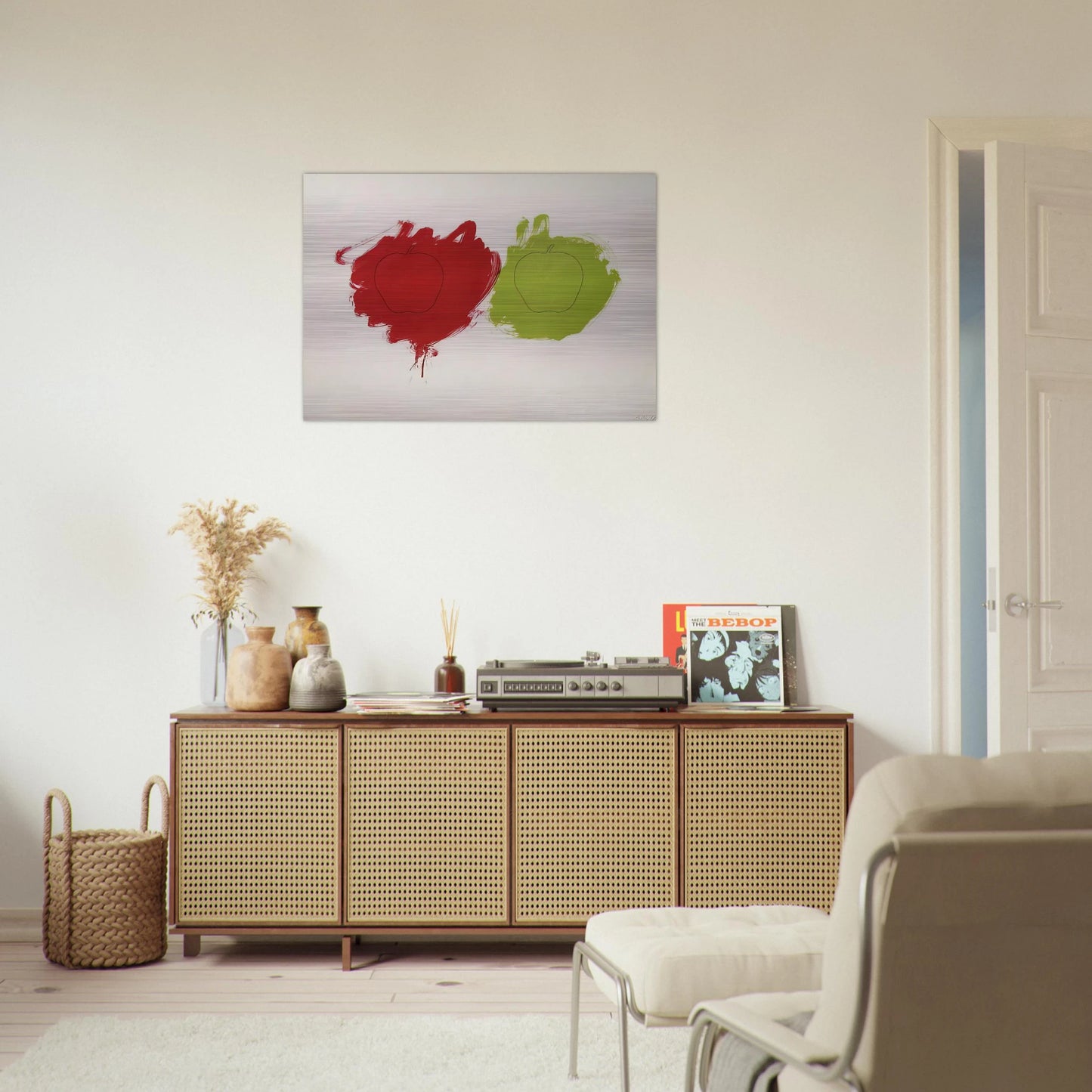 Cut - 1964 - Billy Apple Brushed Aluminum Print - 70x100 cm / 28x40 inches | Billy Apple Aluminum Print | Billy Apple Prints
