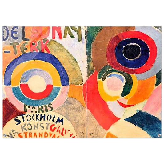 MODERNISM - Sonia Delaunay Acrylic Print - 70x100 cm / 28x40″ inches