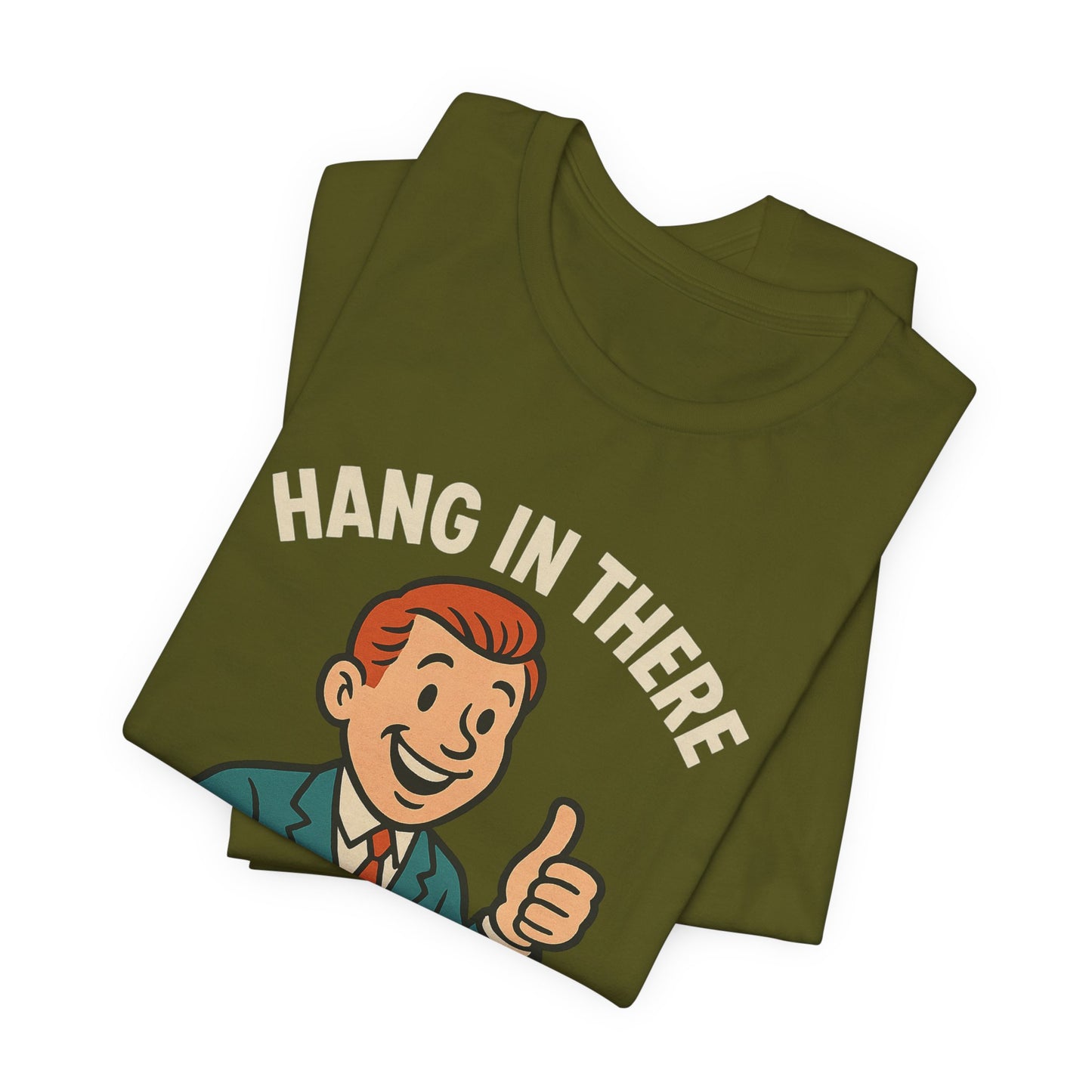 Camiseta divertida con cita sarcástica "Aguanta, que empeora", humor negro, camiseta gráfica divertida.