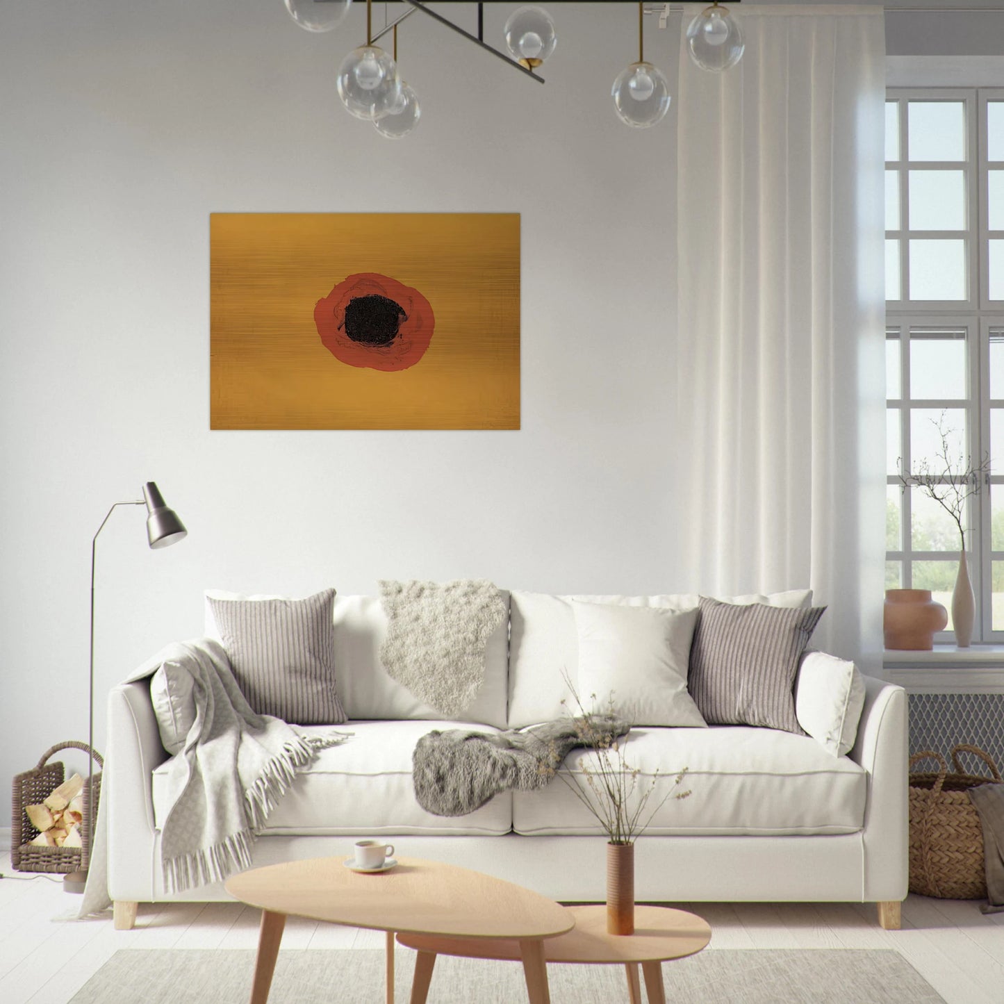 PAINTING 488 - Luis Feito Brushed Aluminum Print - 70x100 cm / 28x40 inches | Luis Feito Aluminum Print | Luis Feito Prints
