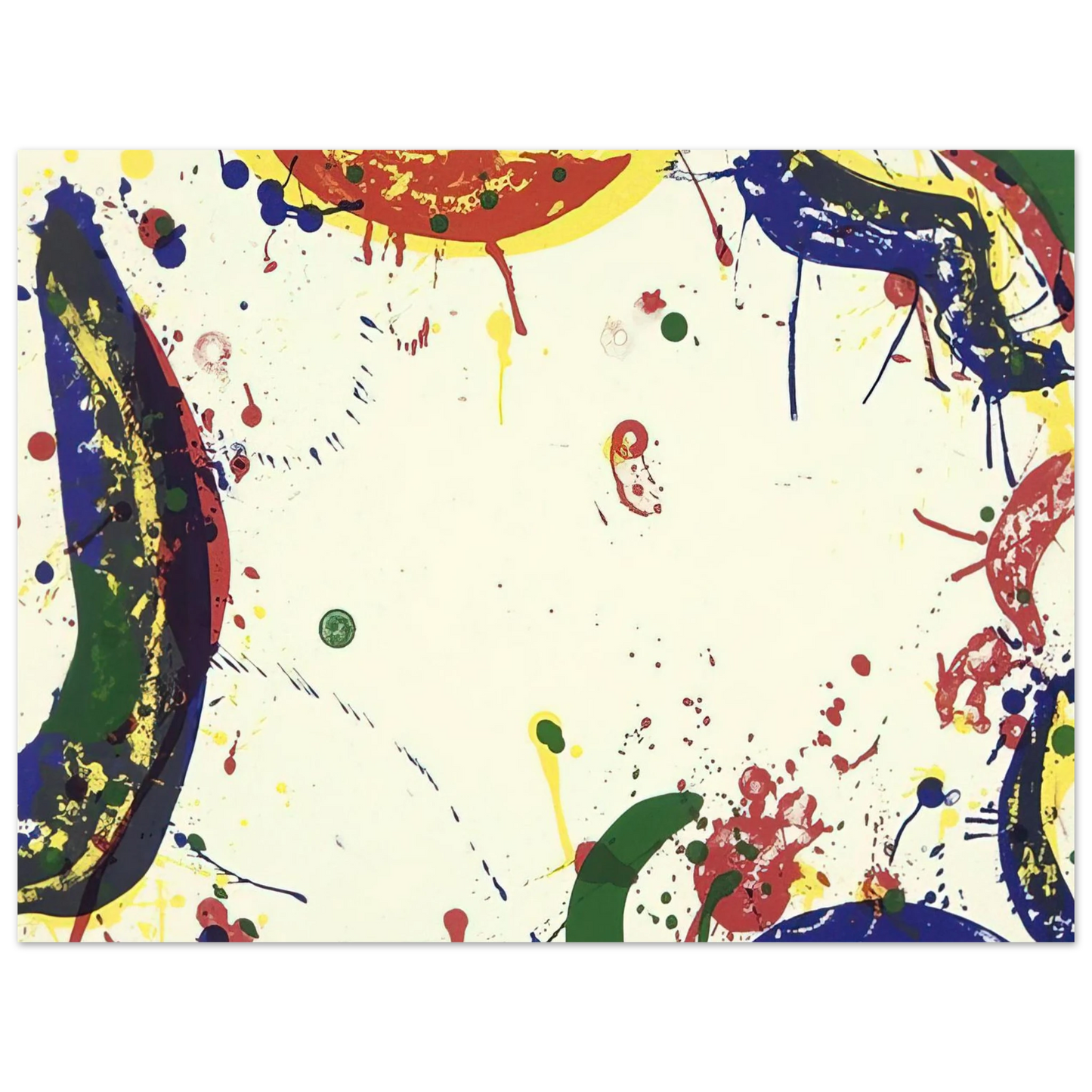 Sam Francis - Sun Up  75x100 cm / 30x40inches Fine Art Poster