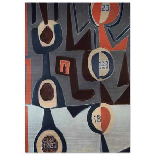 1823 - 2008 United States - Will Barnet Brushed Aluminum Print - 70x100 cm / 28x40 inches | Will Barnet Aluminum Print | Will Barnet Prints