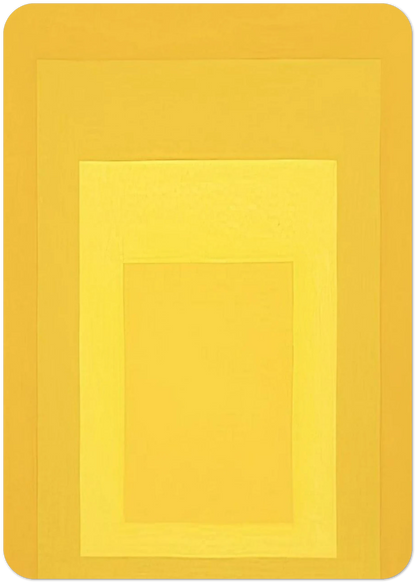 HOMAGE TO THE SQUARE 1964 By Josef Albers Pack of 10 Post Cards | Josef Albers Post Cards | A6 (10.5 x 14.8 cm) - 4.1 x 5.8 inches