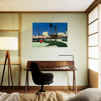 In the beginning Stonestown - Hiroshi Nagai Brushed Aluminum Print - 70x100 cm / 28x40 inches | Hiroshi Nagai Aluminum Print | Hiroshi Nagai Prints