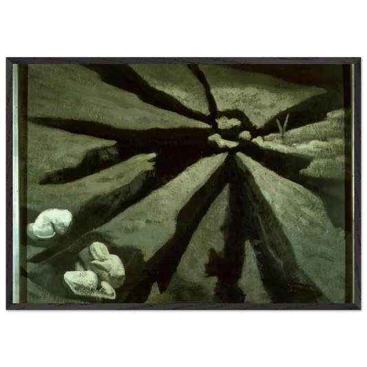 Tierra Y Excrementos - 1932 - Maruja Mallo 70x100 cm / 28x40 inches Framed Art Print – Black Wooden Frame