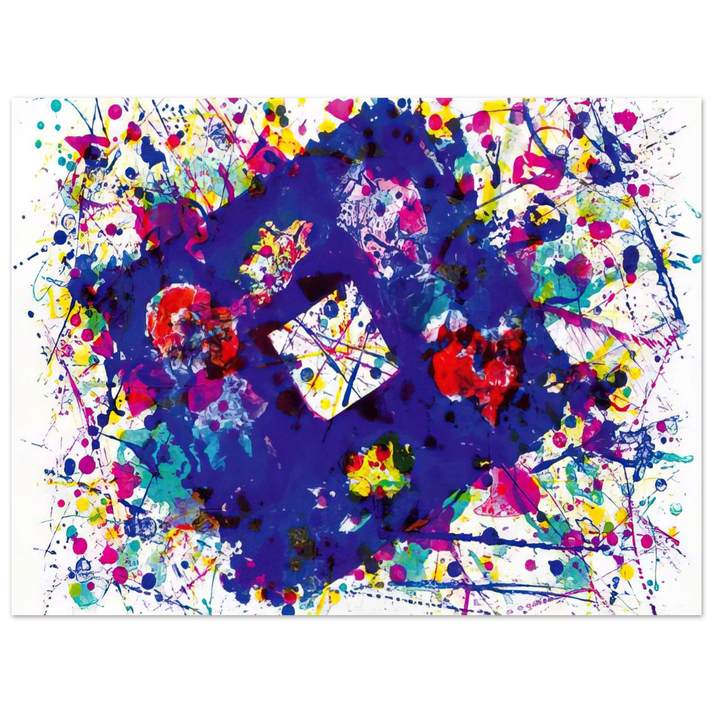 Sam Francis - Untitled  SF 259   75x100 cm / 30x40inches Fine Art Poster