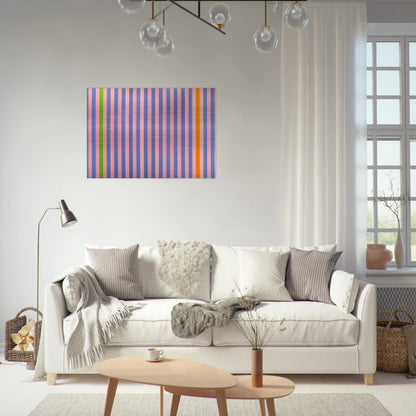 Sweet Score-Skylark - 1960 - Gene Davis Brushed Aluminum Print - 70x100 cm / 28x40 inches | Gene Davis Aluminum Print | Gene Davis Prints