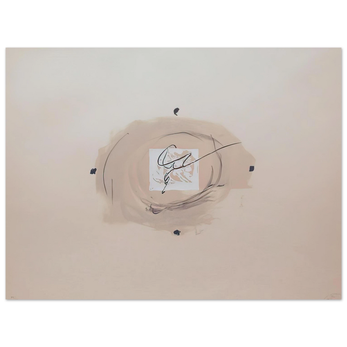 Antoni Tapies - NOCTURN MATINAL 1970  75x100 cm / 30x40inches Fine Art Poster