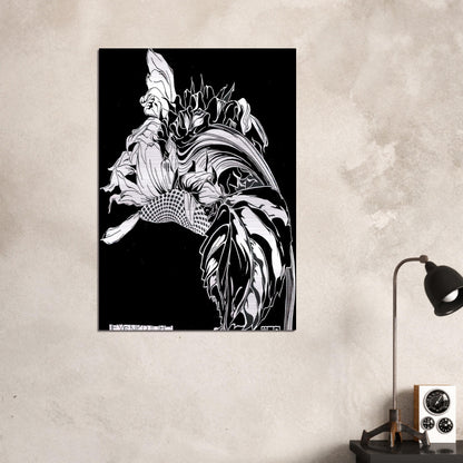 LIFE FORCE - MC Escher Brushed Aluminum Print - 70x100 cm / 28x40 inches | MC Escher Aluminum Print | MC Escher Prints