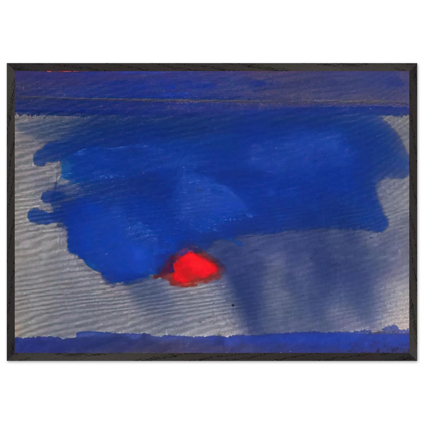 Helen Frankenthaler - Provincetown - 1964 Wall art - 27x35 cm / 11x14 Inches - Premium Wooden Framed Poster With Fine Art Paper - Wood frame