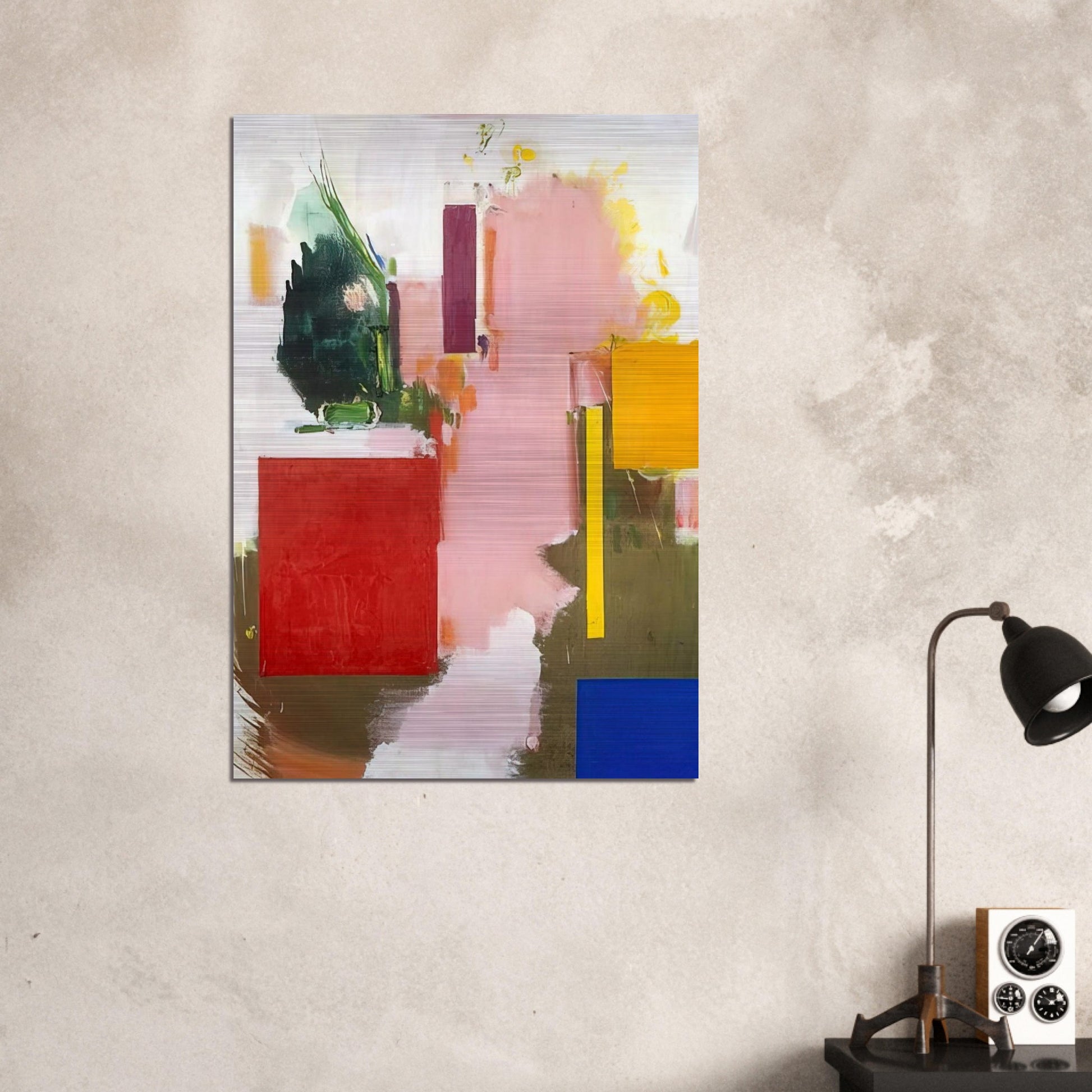 Summer 1965 - Hans Hofmann Brushed Aluminum Print - 70x100 cm / 28x40 inches | Hans Hofmann Aluminum Print | Hans Hofmann Prints