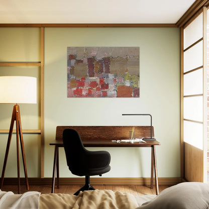 Composition - Art Informel - Nicolas de Stael Brushed Aluminum Print - 70x100 cm / 28x40 inches | Nicolas de Stael Aluminum Print | Nicolas de Stael Prints