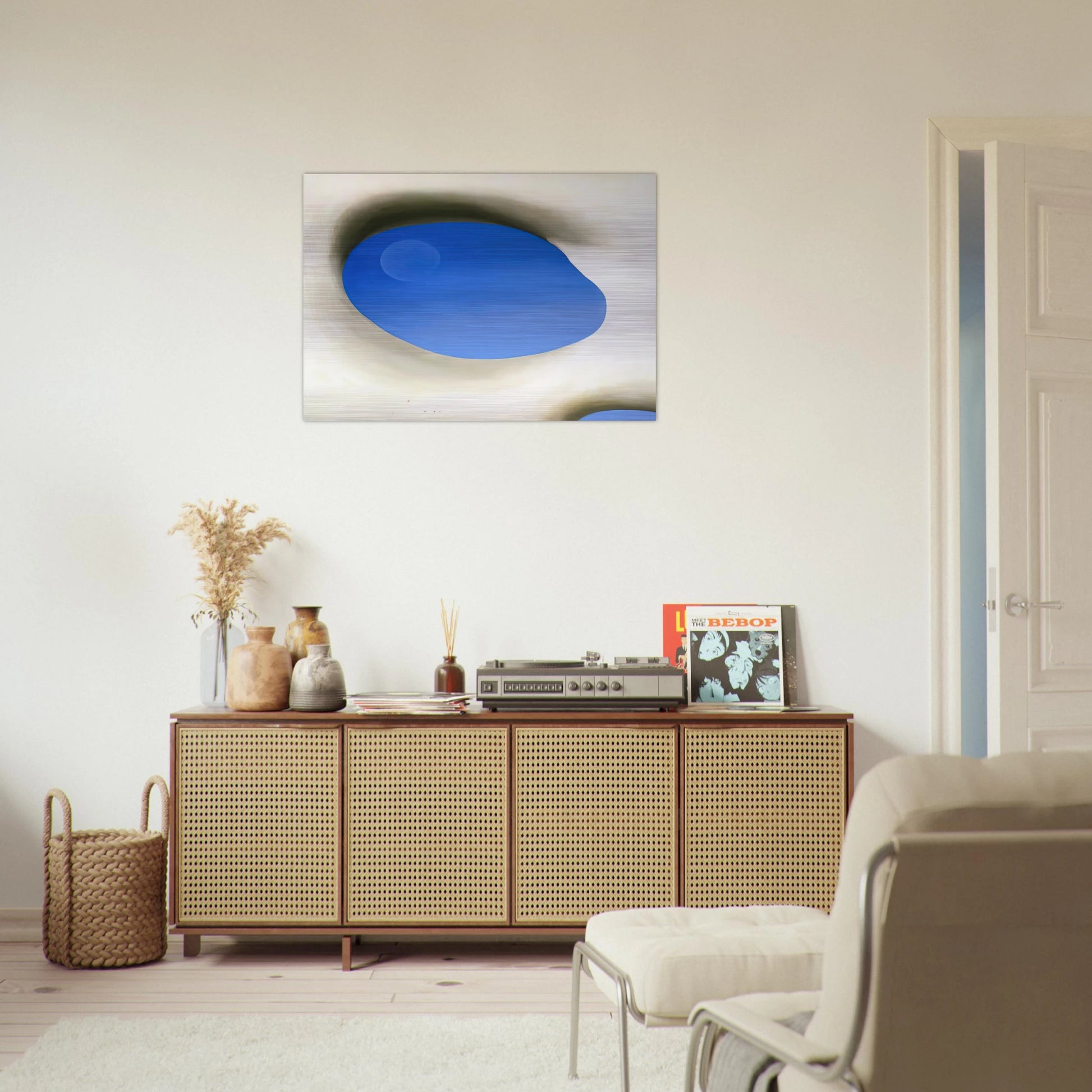 Pelvis IV - Georgia O'Keeffe Brushed Aluminum Print - 70x100 cm / 28x40 inches | Georgia O'Keeffe Aluminum Print | Georgia O'Keeffe Prints