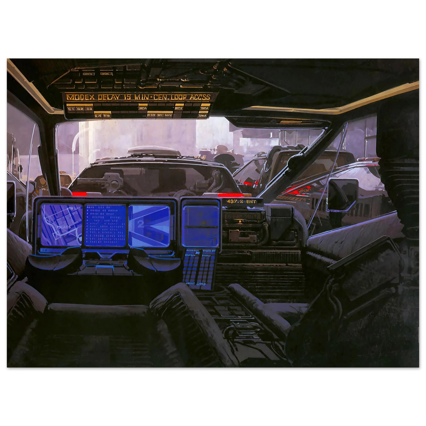 Syd Mead - Syd Mead  75x100 cm / 30x40inches Fine Art Poster