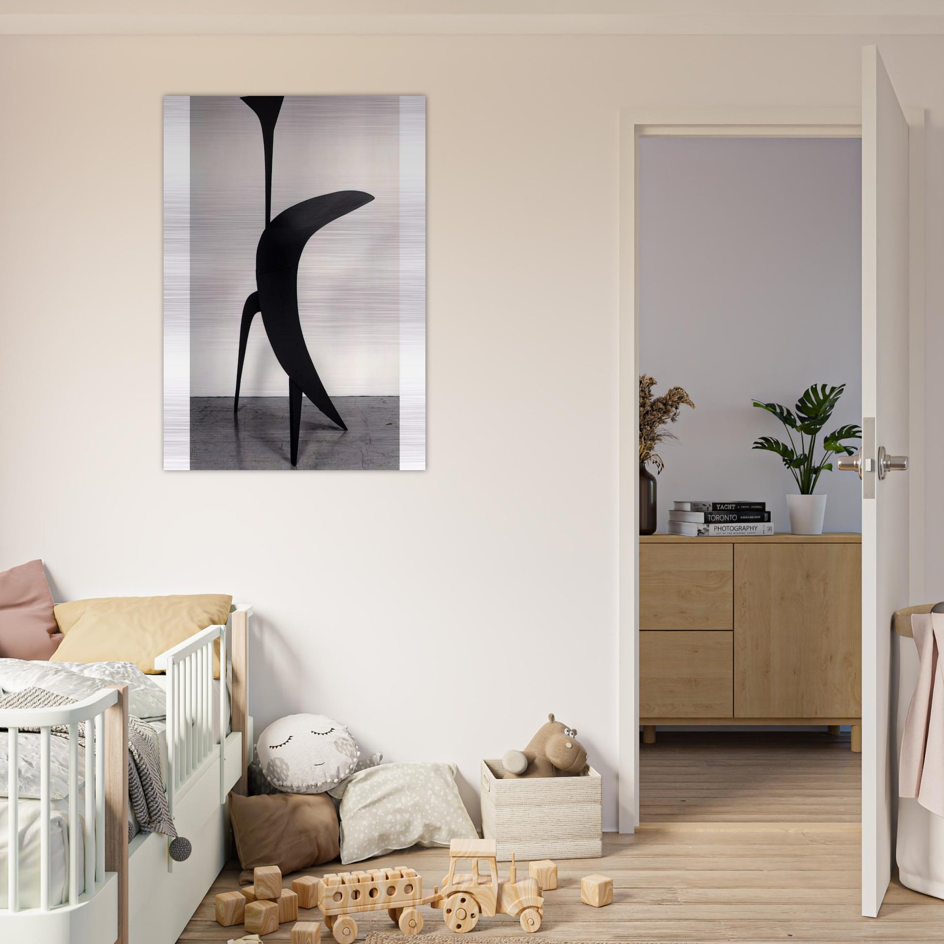 THE BIG EAR 1943 - Alexander Calder Brushed Aluminum Print - 70x100 cm / 28x40 inches | Alexander Calder Aluminum Print | Alexander Calder Prints