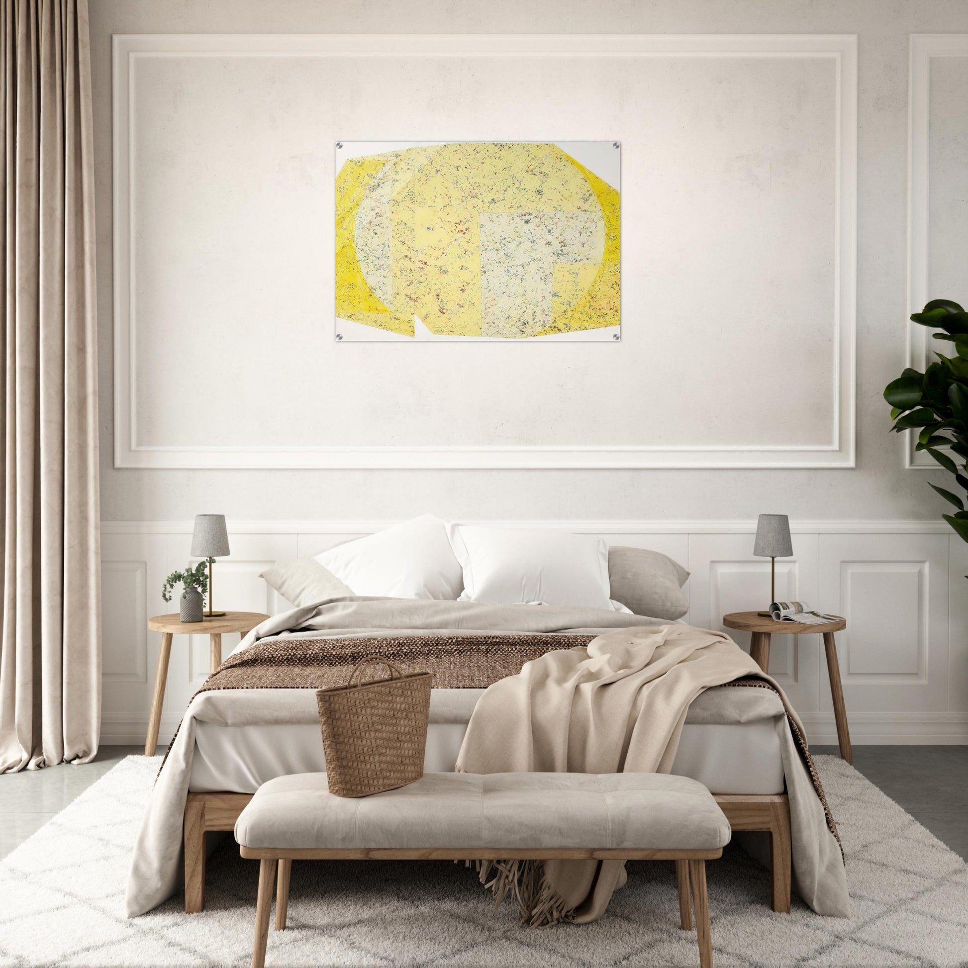 Lattice - Sam Gilliam Acrylic Print - 70x100 cm / 28x40″ inches | Sam Gilliam Wall Art | Sam Gilliam Prints