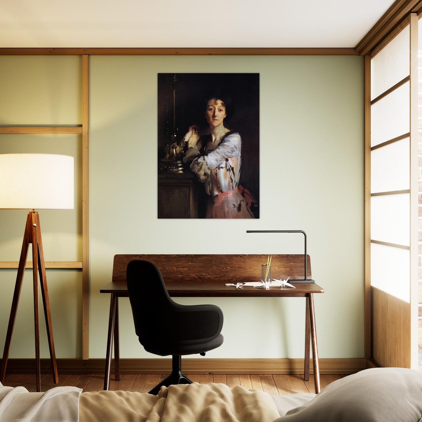 Mrs Charles Russell - John Singer Sargent Brushed Aluminum Print - 70x100 cm / 28x40 inches | John Singer Sargent Aluminum Print | John Singer Sargent Prints
