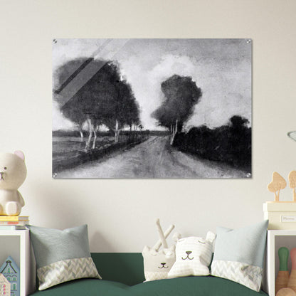 Country Lane with Trees - Vincent van Gogh Acrylic Print - 70x100 cm / 28x40″ inches