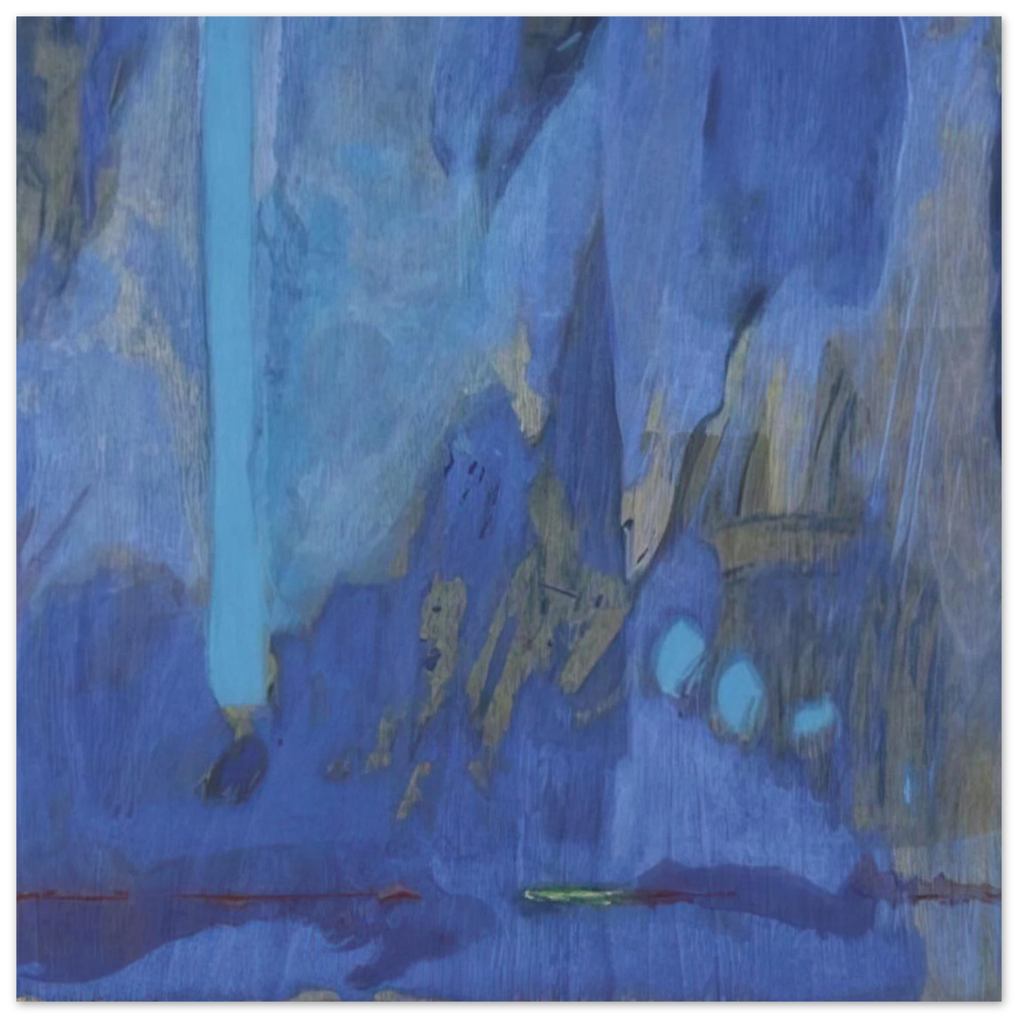 Helen Frankenthaler - Tales of Genji III - 1998 Wall art - 21x29.7 cm / 8x12" - Fine Art Poster-canvas - -