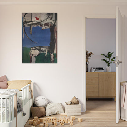 Urbana #2 The Archer - Richard Diebenkorn Brushed Aluminum Print - 70x100 cm / 28x40 inches | Richard Diebenkorn Aluminum Print | Richard Diebenkorn Prints
