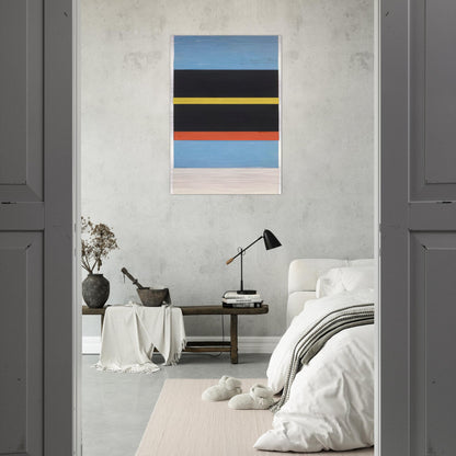 Boats in Sanary Harbor - Ellsworth Kelly Brushed Aluminum Print - 70x100 cm / 28x40 inches | Ellsworth Kelly Aluminum Print | Ellsworth Kelly Prints