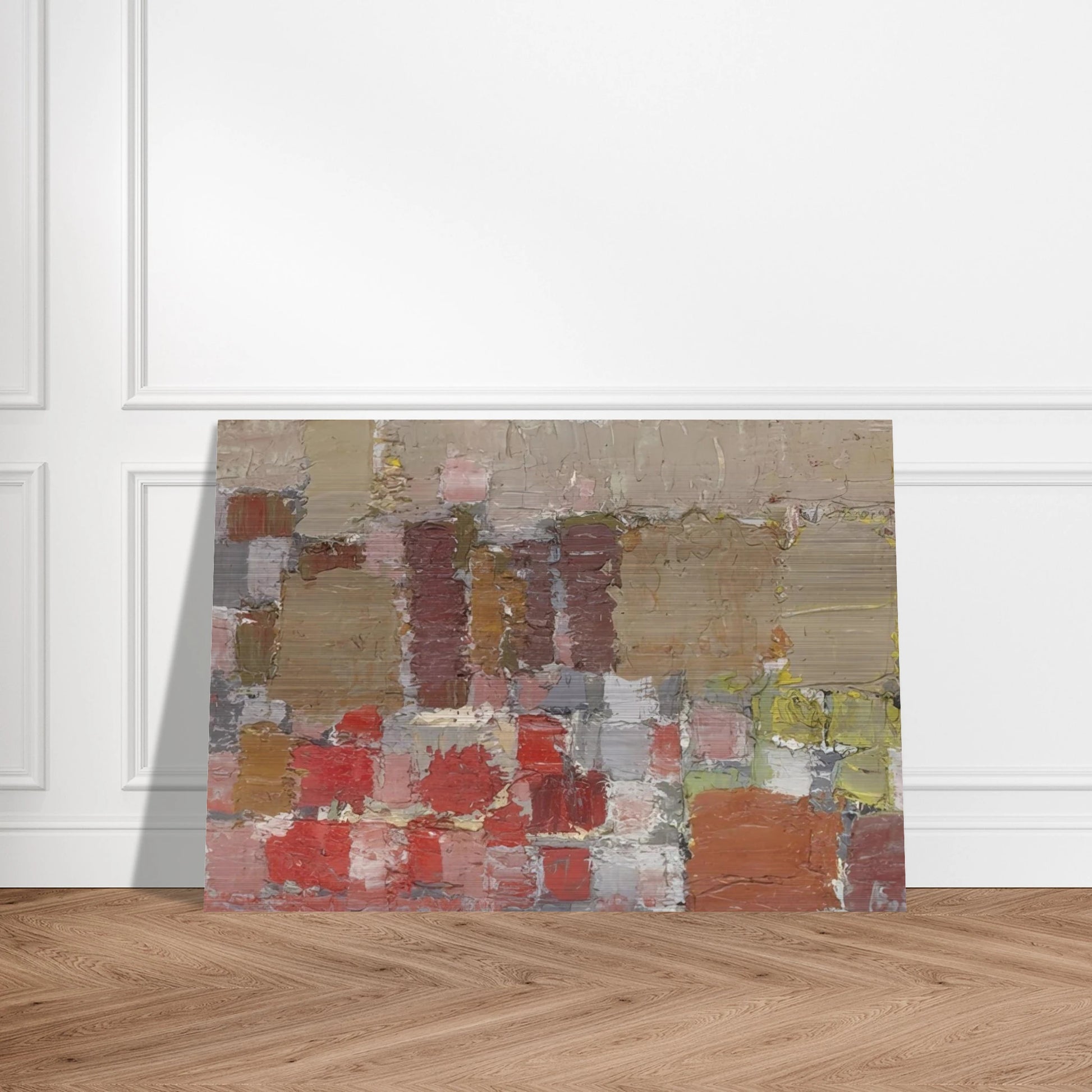 Composition - Art Informel - Nicolas de Stael Brushed Aluminum Print - 70x100 cm / 28x40 inches | Nicolas de Stael Aluminum Print | Nicolas de Stael Prints