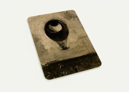 EYE BALLOON 1898 By Odilon Redon Pack of 10 Post Cards | Odilon Redon Post Cards | A6 (10.5 x 14.8 cm) - 4.1 x 5.8 inches
